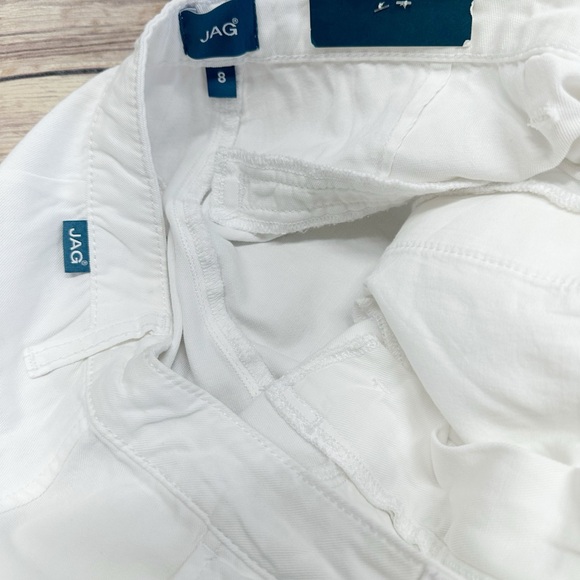 JAG Women's Slimming Trouser Pants white size 8 - Picture 6 of 7